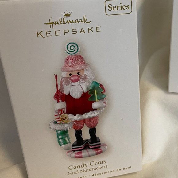 Candy Santa Claus Nutcracker Hallmark Ornament - Picture 2 of 8